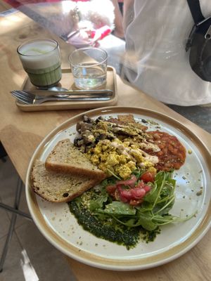   at NEØ Coffee House in Barcelona