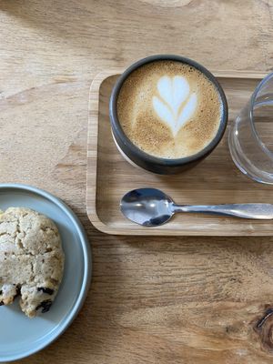   at NEØ Coffee House in Barcelona