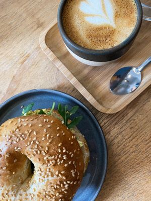   at NEØ Coffee House in Barcelona