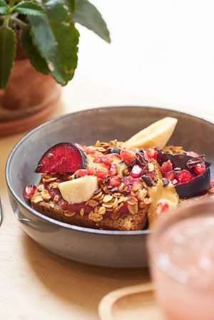 King banana bread  at NEØ Coffee House in Barcelona