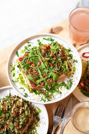 Sourdough bread or gluten free waffle for our toast at NEØ Coffee House in Barcelona