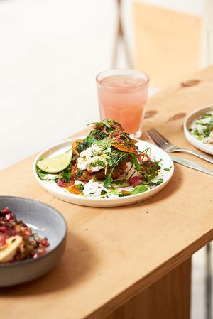 Vegan brunch in Barcelona at NEØ Coffee House in Barcelona