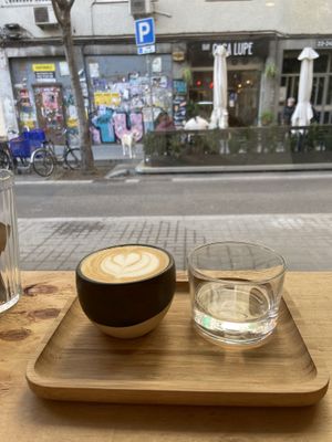   at NEØ Coffee House in Barcelona