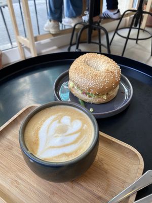   at NEØ Coffee House in Barcelona