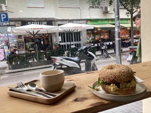   at NEØ Coffee House in Barcelona