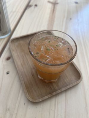 Juice  at NEØ Coffee House in Barcelona