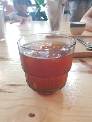 Ice coffee at NEØ Coffee House in Barcelona