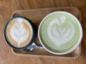   at NEØ Coffee House in Barcelona