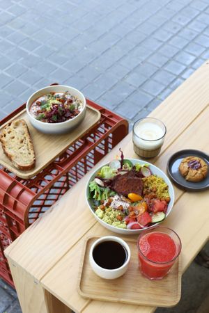  at NEØ Coffee House in Barcelona