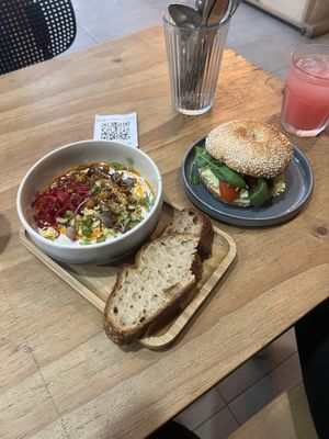   at NEØ Coffee House in Barcelona