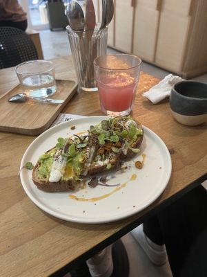   at NEØ Coffee House in Barcelona