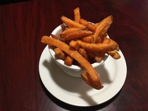 Swwet Potato Fries at Deja Vu in Memphis