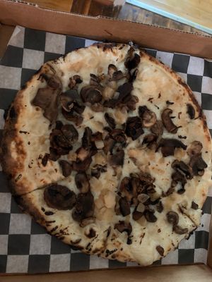 Fungi pizza at Crust & Craft in Rehoboth Beach