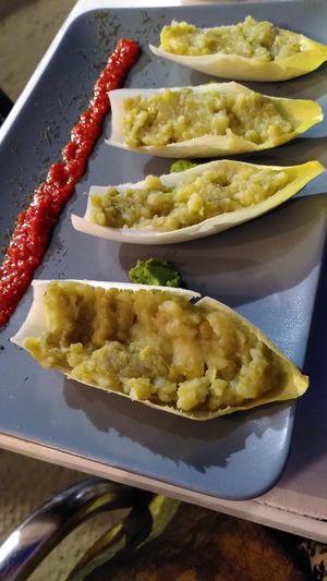 Vegan Stuffed Endives at Zahara Natural in Zahara De Los Atunes