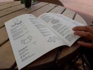 Menu at Joost in Odoorn