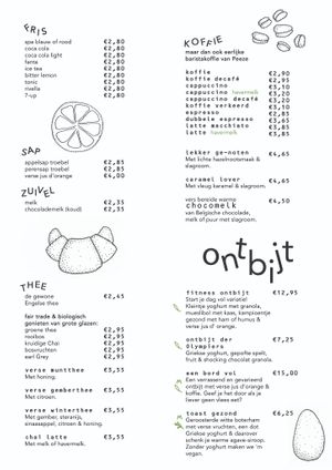 Menu Winter 2022/2023 at Joost in Odoorn