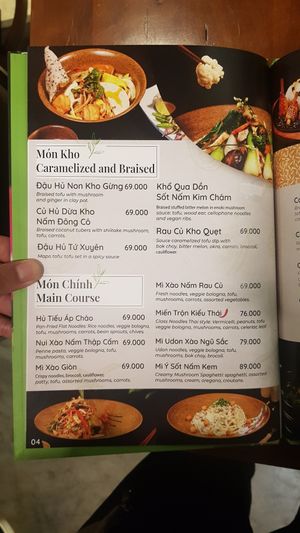 Menu 5/11 at Lien Toa in Ho Chi Minh City