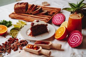 Carrot cake at eaternal in Perpignan