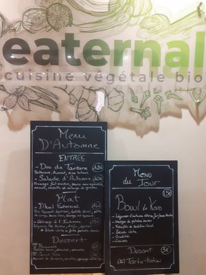Our daily and season menus at eaternal in Perpignan