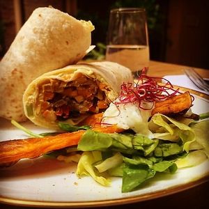 Indian Wrap at eaternal in Perpignan