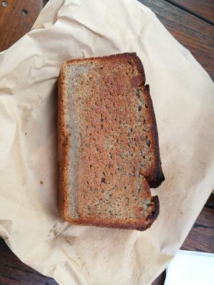Banana bread at Shroom Cafe in Denmark