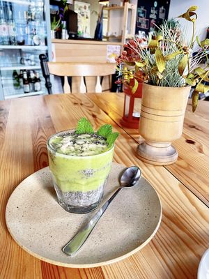 Chia pudding  at VeZa in Belgrade