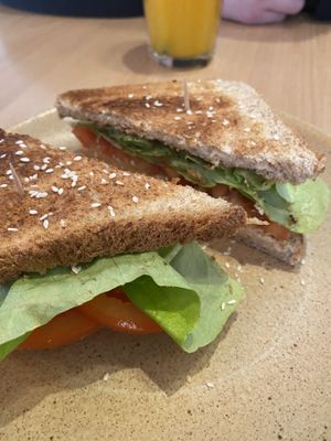 No tuna sandwhich  at VeZa in Belgrade