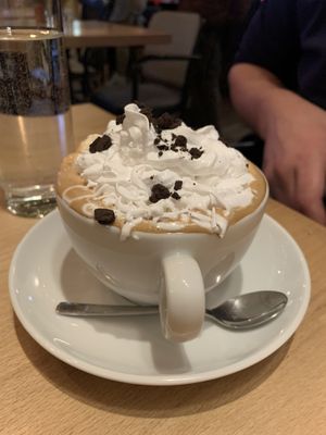 Cappuccino   at VeZa in Belgrade