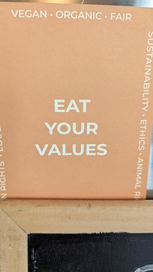 Postcard inside at VeZa in Belgrade