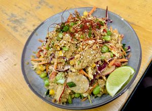 Thai dish  at VeZa in Belgrade