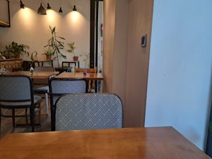 Indoor seating. at VeZa in Belgrade