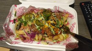 Chickn Parm teller at Döner Summer in Leeds