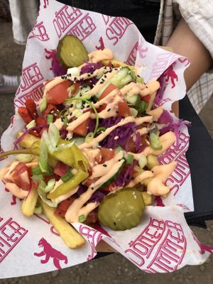 Garlic Chilli Chick’n Kebab at Döner Summer in Leeds