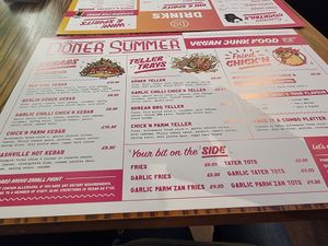 Menu at Döner Summer in Leeds