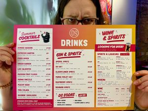 Drinks menu  at Döner Summer in Leeds