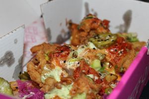 Chick'n Parm Teller at Döner Summer in Leeds