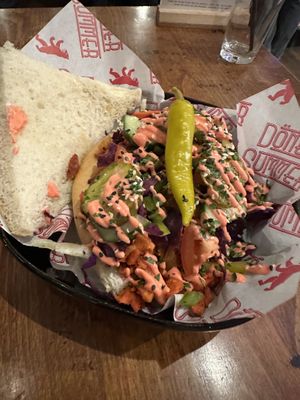 Saltan and tofu doner kebab  at Döner Summer in Leeds