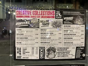 Menu  at Döner Summer in Leeds