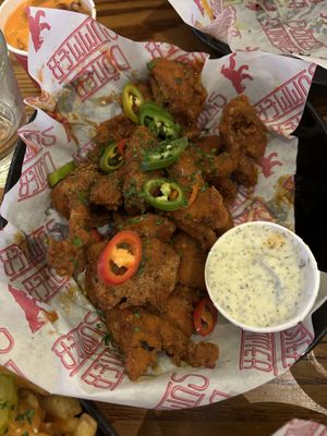 Buffalo wings & blue cheeze sauce   at Döner Summer in Leeds