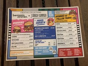 Food menu  at Döner Summer in Leeds