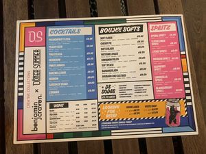 Drinks menu   at Döner Summer in Leeds