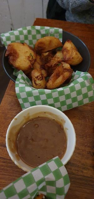 Roasties and gravy at Döner Summer in Leeds