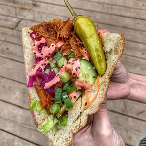 Doner kebab at Döner Summer in Leeds