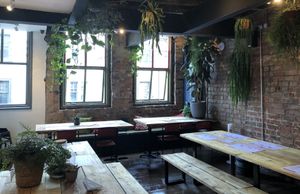 Upstairs space  at Döner Summer in Leeds