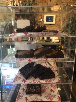 Vegan brownies  at Döner Summer in Leeds