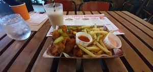 Chick'n platter at Döner Summer in Leeds