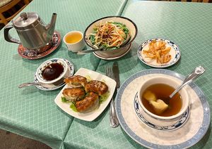 A feast of appetizers   at Yuan Fu in Rockville