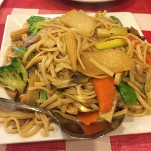 Lo mein at Yuan Fu in Rockville