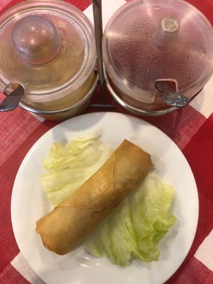 Crispy spring roll  at Yuan Fu in Rockville
