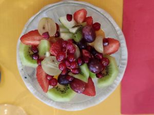 Salade de fruit at Sabai Sabai in Argeles-sur-mer
